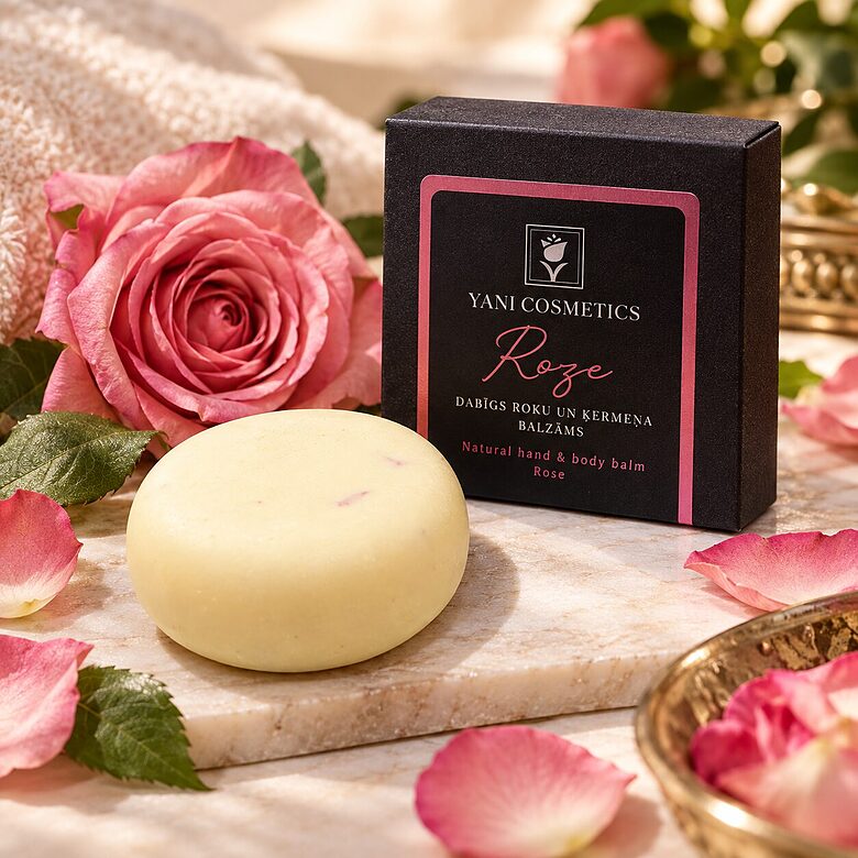 Roku un ķermeņa balzāms Roze. 80g